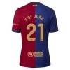 Original Trikotsatz FC Barcelona F. De Jong 21 Heimtrikot 2024-25 Für Kinder